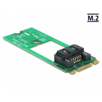 Adaptor M.2 NGFF la SATA 7 pini, Delock 62517*