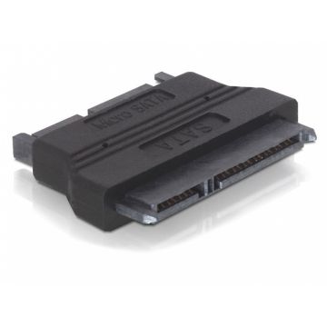 Adaptor micro SATA 16 pini la SATA 22 pini T-M, Delock 61695