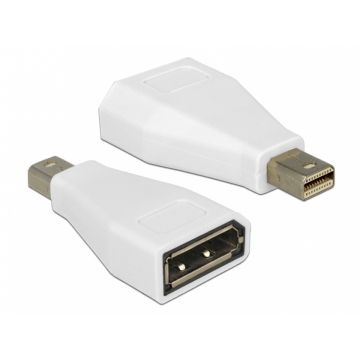 Adaptor mini Displayport la Displayport T-M Alb, Delock 65239