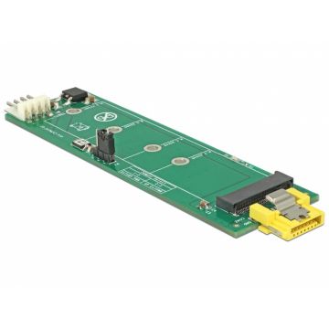 Adaptor SATA 8 pini la M.2 Key B slot, Delock 63917