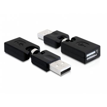 Adaptor USB 2.0 A T - M rotabil, Delock 65260