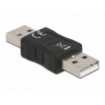 Adaptor USB 2.0 tip A T-T, Delock 65011