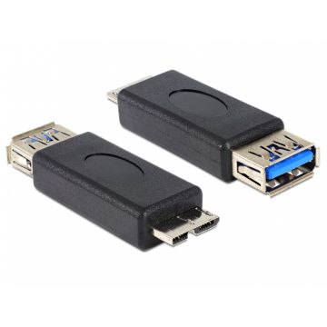 Adaptor USB 3.0 la micro USB B M-T, Delock 65183