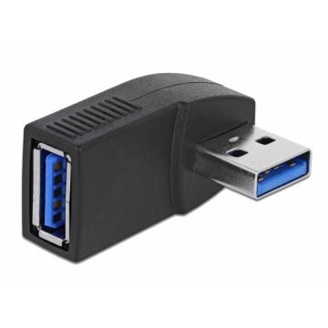 Adaptor USB 3.0 tata-mama la 90 grade, orizontal, Delock 65341