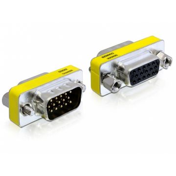 Adaptor VGA 15T-15M, Delock 65250