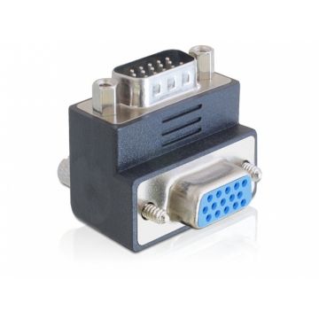 Adaptor VGA T - M unghi 270 grade, Delock 65290
