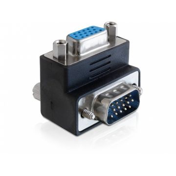 Adaptor VGA T - M unghi de 270 grade, Delock 65247