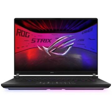Asus Laptop ASUS ROG Strix SCAR 16, G635LX-U9642W, procesor Intel Core  Ultra 9 275HX, 16 inch, 240Hz, 2.5K, 64GB RAM, 2TB SSD, NVIDIA GeForce RTX 5090 24GB, Windows 11 Home, Negru