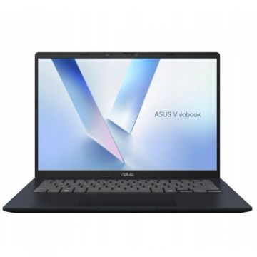 Asus Laptop ASUS Vivobook 14 X1407QA-LY034W, Qualcomm Snapdragon X1, 14 inch, RAM 16 GB, SSD 512 GB, Integrated Graphics, Windows 11 Home, Albastru inchis