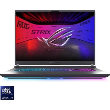 Asus Laptop Gaming ASUS ROG Strix G18 G815LW cu procesor Intel® Core™ Ultra 9 275HX pana la 5.4GHz, 18, 2.5K WQXGA, 240Hz, G-Sync, 32GB DDR5, 2TB SSD, NVIDIA® GeForce RTX™ 5080 16GB GDDR7, No OS, Eclipse Gray