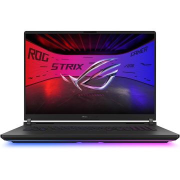 Asus Laptop Gaming ASUS ROG Strix SCAR 18 G835LW, procesor Intel® Core™ Ultra 9 275HX pana la 5.4GHz, 18 inch, 2.5K WQXGA, 64GB DDR5, 2TB + 2TB SSD, NVIDIA® GeForce RTX™ 5080 16GB GDDR7, Windows 11 Pro, Negru
