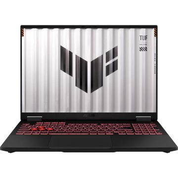 Asus Laptop Gaming ASUS TUF A16 FA608UM, Procesor AMD Ryzen™ 7 260 pana la 5.1 GHz, 16 inch, Full HD+, 165Hz, 16GB DDR5, 1TB SSD, NVIDIA GeForce RTX 5060 8GB, No OS, Negru/Gri