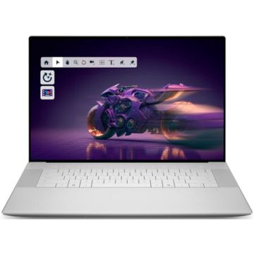 Dell Laptop Dell 16 Premium DA16250, procesor  Intel Core Ultra 7 255H, 16.3 inch, 2K, 32GB RAM, 1TB SSD, NVIDIA GeForce RTX 5050, 8GB GDDR7, Windows 11 Pro, Platinum