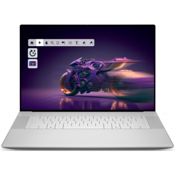 Dell Laptop Dell 16 Premium DA16250, Procesor Intel® Core™ Ultra 9 285H pana la 5.40 GHz, 16.3 inch, WQUXGA, Touch, 64GB LPDDR5X, 2TB SSD, nVidia GeForce RTX 5070 8GB, Windows 11 Pro, Argintiu
