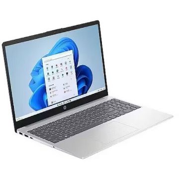 HP Laptop HP 15-fc0056nw, AMD Ryzen 3 7320U, 15.6 inch, RAM 8 GB, SSD 512 GB, AMD Radeon Graphics, Windows 11, Argintiu