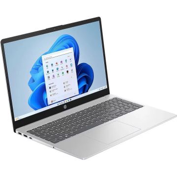 HP Laptop HP 15-fd1219nw, Intel Core 7 150U, 15.6 inch, RAM 16 GB, SSD 512 GB, Intel Graphics, Windows 11, Argintiu