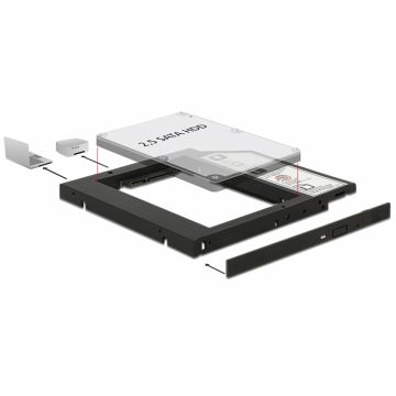 Installation Frame (Caddy) 10mm Slim SATA 5.25 pentru 2.5