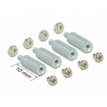 Kit de montare pentru Raspberry Pi 10mm, Delock 18214