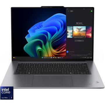 Lenovo Laptop Lenovo 15.3'' ThinkPad X9-15 Gen 1 Aura Edition, 2.8K OLED 30-120Hz VRR Touch, Procesor Intel® Core™ Ultra 7 258V (12M Cache, up to 4.80 GHz), 32GB LPDDR5X, 2TB SSD, Intel Arc 140V, Win 11 Pro, Gri