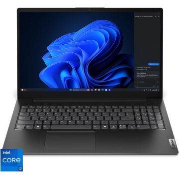 Lenovo Laptop Lenovo 15.6'' V15 G5 IRL, FHD IPS, Procesor Intel® Core™ i7-13620H (24M Cache, up to 4.90 GHz), 32GB DDR5, 1TB SSD, Intel UHD, Win 11 Pro, Business, Negru