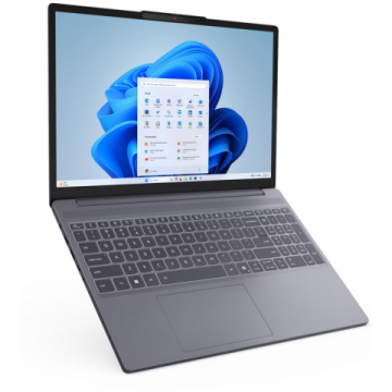 Lenovo Laptop Lenovo IdeaPad Slim 3 15ARP10 cu procesor AMD Ryzen™ 5 7535HS pana la 4.55GHz, 15.3 WUXGA, IPS, 16GB DDR5 RAM, 512GB SSD, AMD Radeon™ 660M Graphics, NO OS, Gri