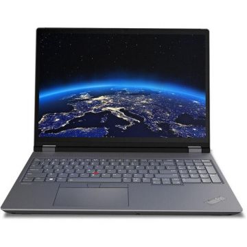 Lenovo Laptop Lenovo ThinkPad P16 Gen 2, Procesor Intel® Core™ i7-14700HX pana la 5.50 GHz, 16 inch, WQXGA IPS 165Hz, 64GB RAM, 1TB SSD, nVidia RTX 5000 Ada 16GB, Windows 11 Pro, Gri