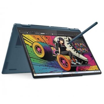 Lenovo Laptop Lenovo YOGA 7 2-in-1 14, AMD Ryzen AI 5 340, 14, WUXGA, 16GB RAM, 512GB, Windows 11 Home, Gri Petrol