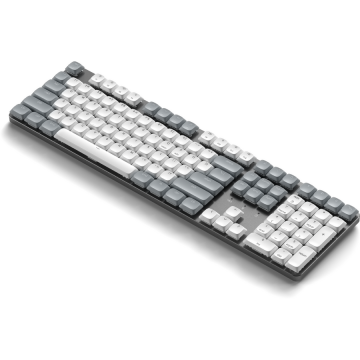 Satechi Tastatura mecanica retroiluminata Satechi SM3 Slim, Bluetooth, layout US, alb/gri