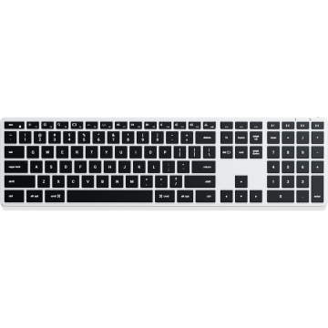 Satechi Tastatura Slim X3, Satechi, Bluetooth, Retroiluminata Argintiu