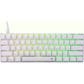 White&nbsp;Shark Tastatura Gaming White Shark SHINOBI v2 Outemu Brown Switch Mecanica Alb