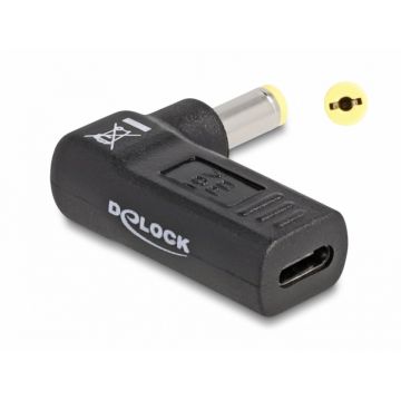 Adaptor de alimentare laptop USB type C la Acer 5.5 x 1.7 mm M-T 19.5V/3A, Delock 60009