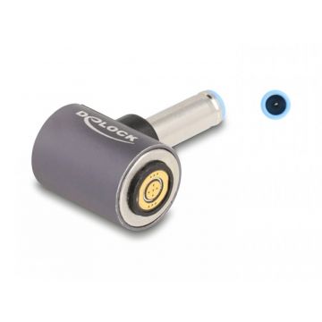 Adaptor de incarcare laptop HP 4.5x3.0mm la conector magnetic 60W, Delock 80784
