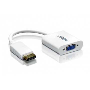 Adaptor Displayport la VGA T-M Alb, ATEN VC925