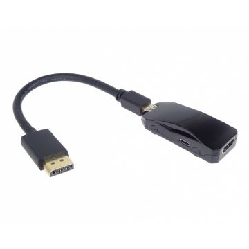 Adaptor HDMI la Displayport 8K30Hz/4K120Hz cu alimentare USB, kportad29
