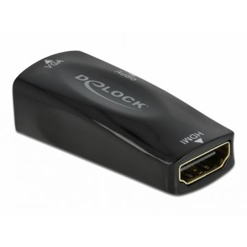 Adaptor HDMI la VGA cu audio M-M, Delock 66560