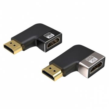 Adaptor HDMI unghi stanga 8K60Hz/4K120Hz T-M, kphdma-42