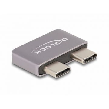 Adaptor metalic port saver USB4 type C T-M, Delock 60055