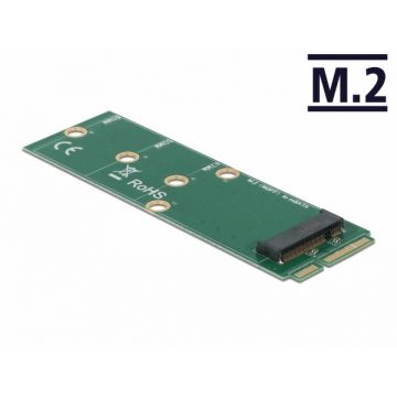 Adaptor mSATA la M.2 Key B slot, Delock 64109