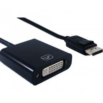Adaptor MYCON Displayport la DVI-D T-M Negru, CON3202