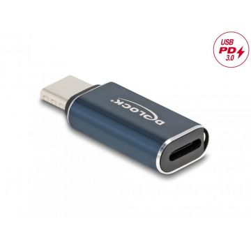 Adaptor USB 2.0 Type C la Lightning T-M PD3.0, Delock 60688