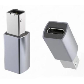 Adaptor USB 2.0 type C la USB-B M-T aluminiu, kur31-23