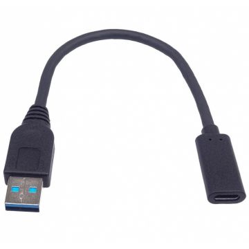 Adaptor USB 3.1-A la USB-C T-M 20cm, kur31-17