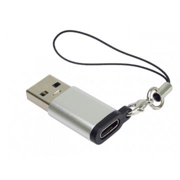 Adaptor USB 3.1 type C la USB-A M-T pentru breloc, kur31-32