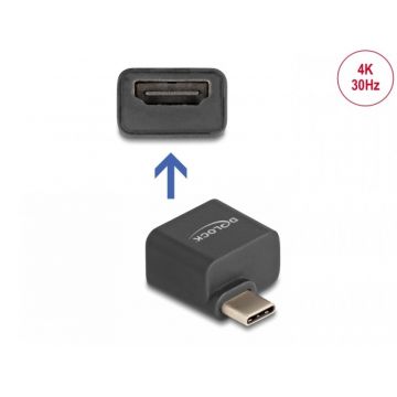 Adaptor USB type C la HDMI 4K30Hz (DP Alt Mode) T-M, Delock 64256