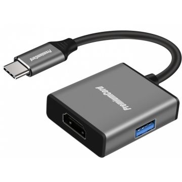 Adaptor USB type C la HDMI 4K30Hz + USB-A, ku31hdmi21