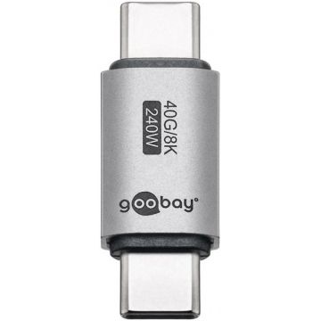 Adaptor USB4 type C 8K60Hz/240W T-T, Goobay G74448