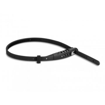 Cablu de securitate universal cu cifru Negru, Navilock 20930