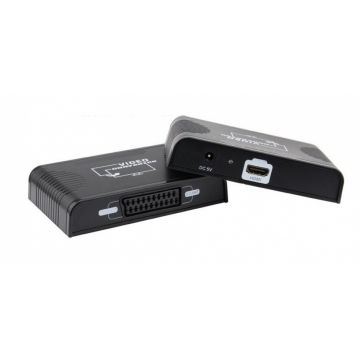 Convertor audio video SCART la HDMI Full HD, khscart