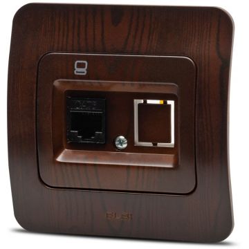 Jazz priza UTP 1XRJ45, nuc închis, Elbi