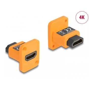Modul D-type HDMI-A 4K60Hz M-M orange, Delock 88001